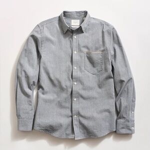 Billy Reid | Men’s XL | Gray Chambray Button Down | Standard